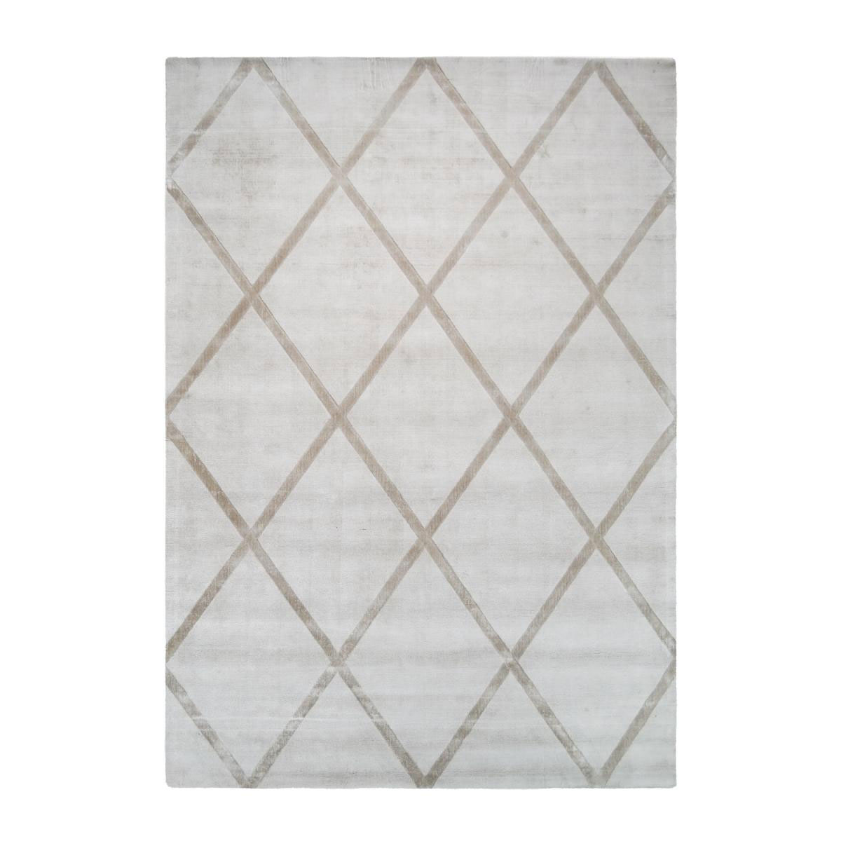 Kurzflorteppich „Luxury 210“ Elfenbein/Taupe, 160x230cm