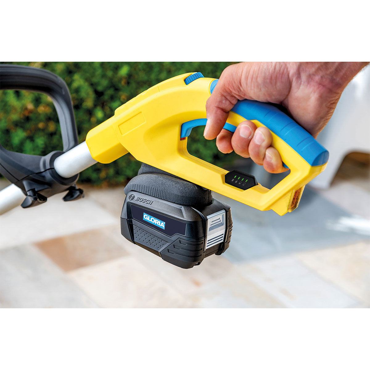 Gloria Multifunktionale Akkubürste MultiBrush li-on PLUS inkl Stein- und Fugenbürste Bild 4