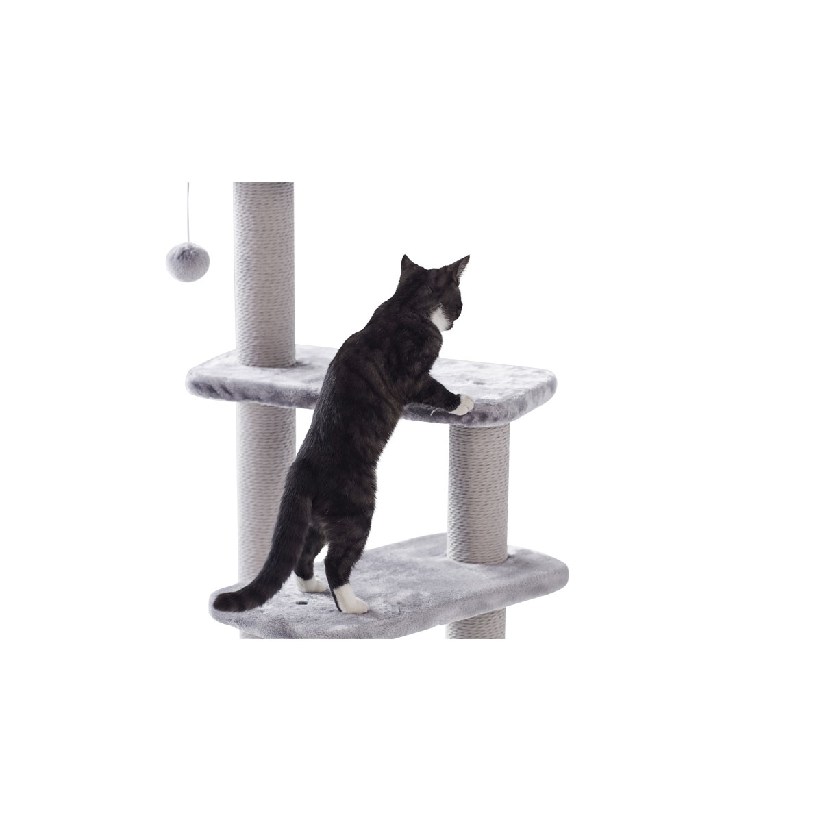 Nobby Kratzbaum Classic Zera 50 x 50 x 97 grau Bild 2