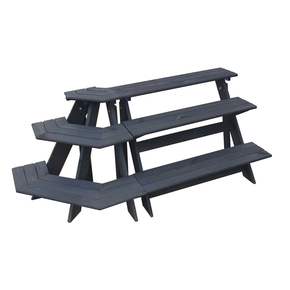 Promadino Blumentreppe Anja mit Eckelement anthrazit Bild 4