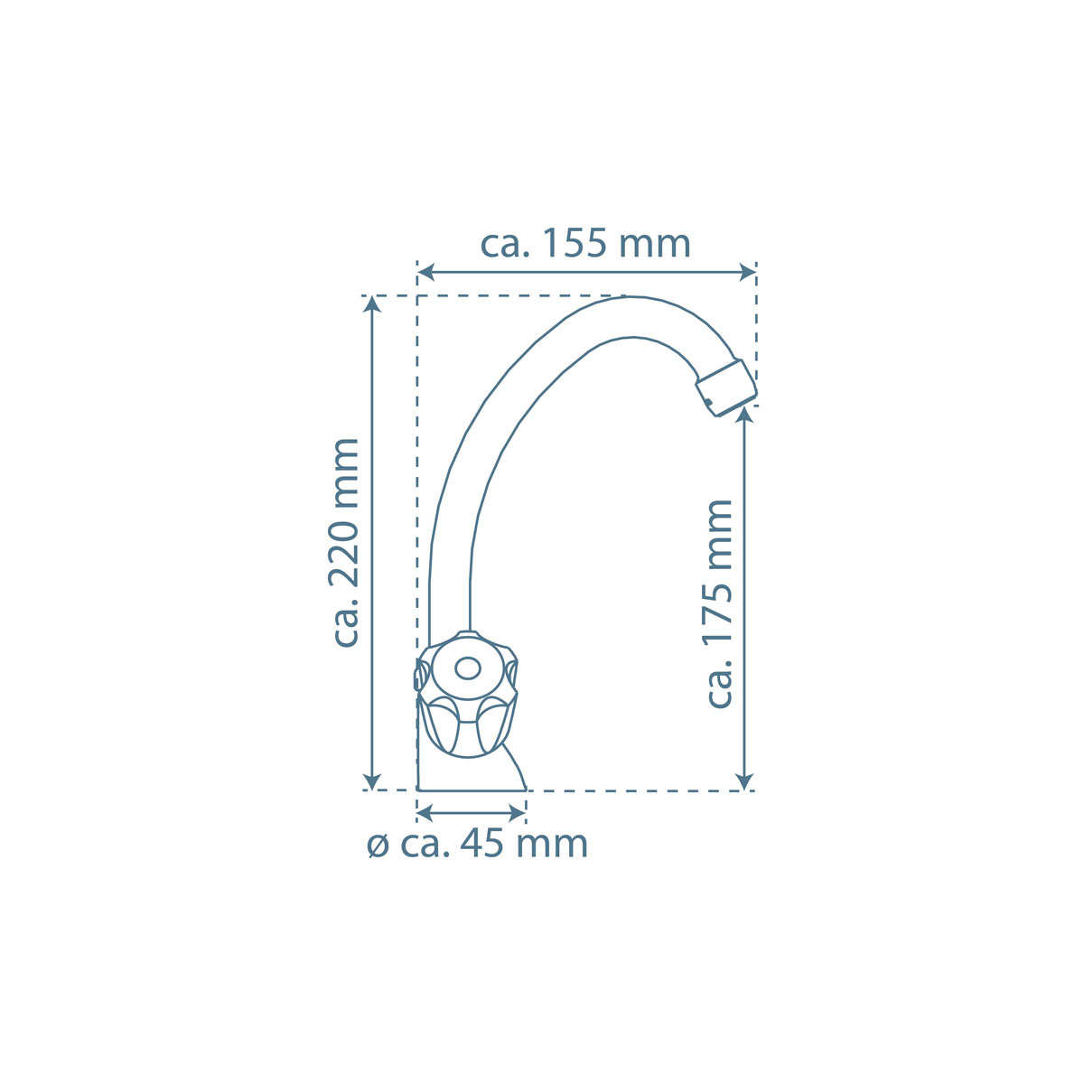 Schütte  WT-Armatur Savino,chrom,Zweigriff Bild 4