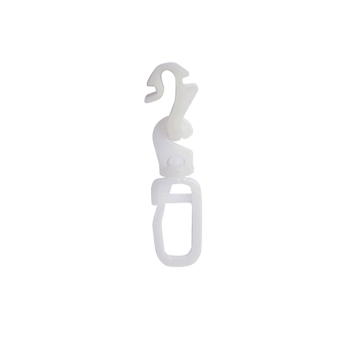 Gleiter „Klick In-Out“, 6 mm, weiß, 20 Stück