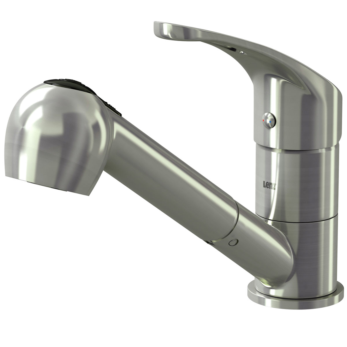 Lenz  Küchenarmatur KELA mit Handbrause nickel-matt