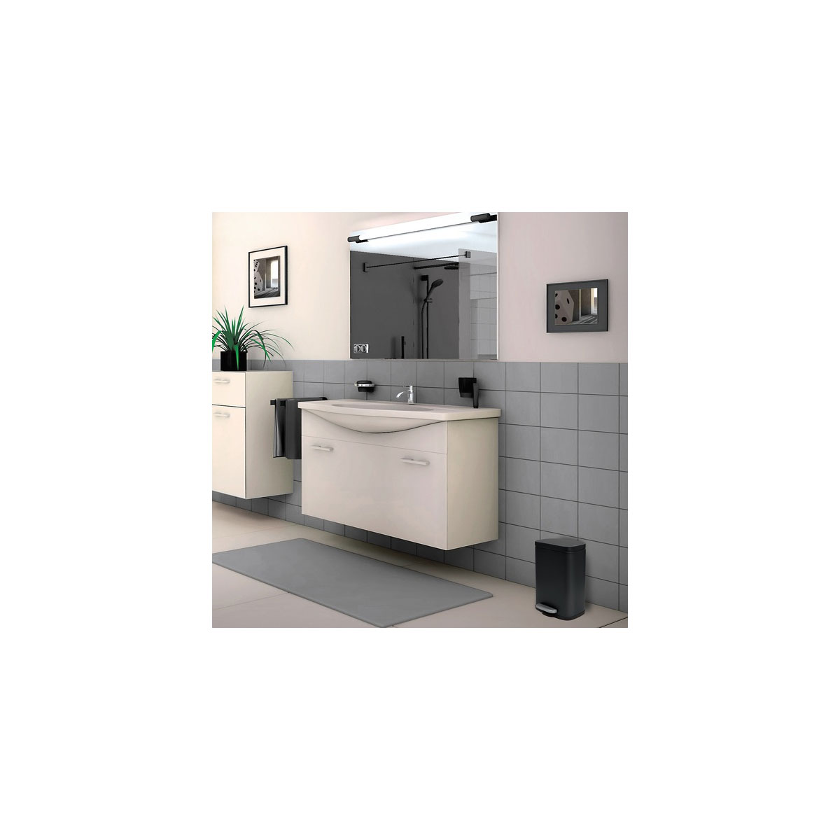 Treteimer AKIRA matt-black 5 L Bild 5