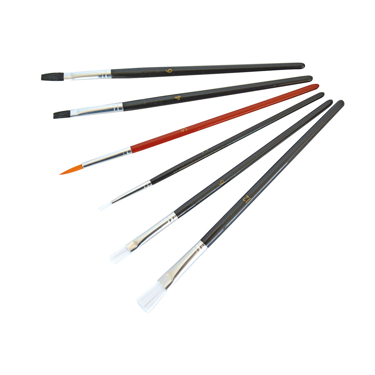 NESPOLI Künstlerpinsel-Set 6-teilig