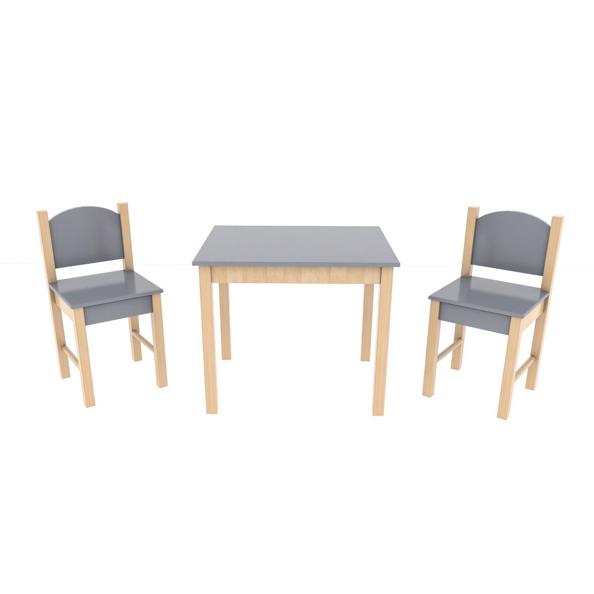 K003207152 Tisch Grau Stefano grau Stühle Kindersitzgruppe 1 Coemo 2 3tlg. | |