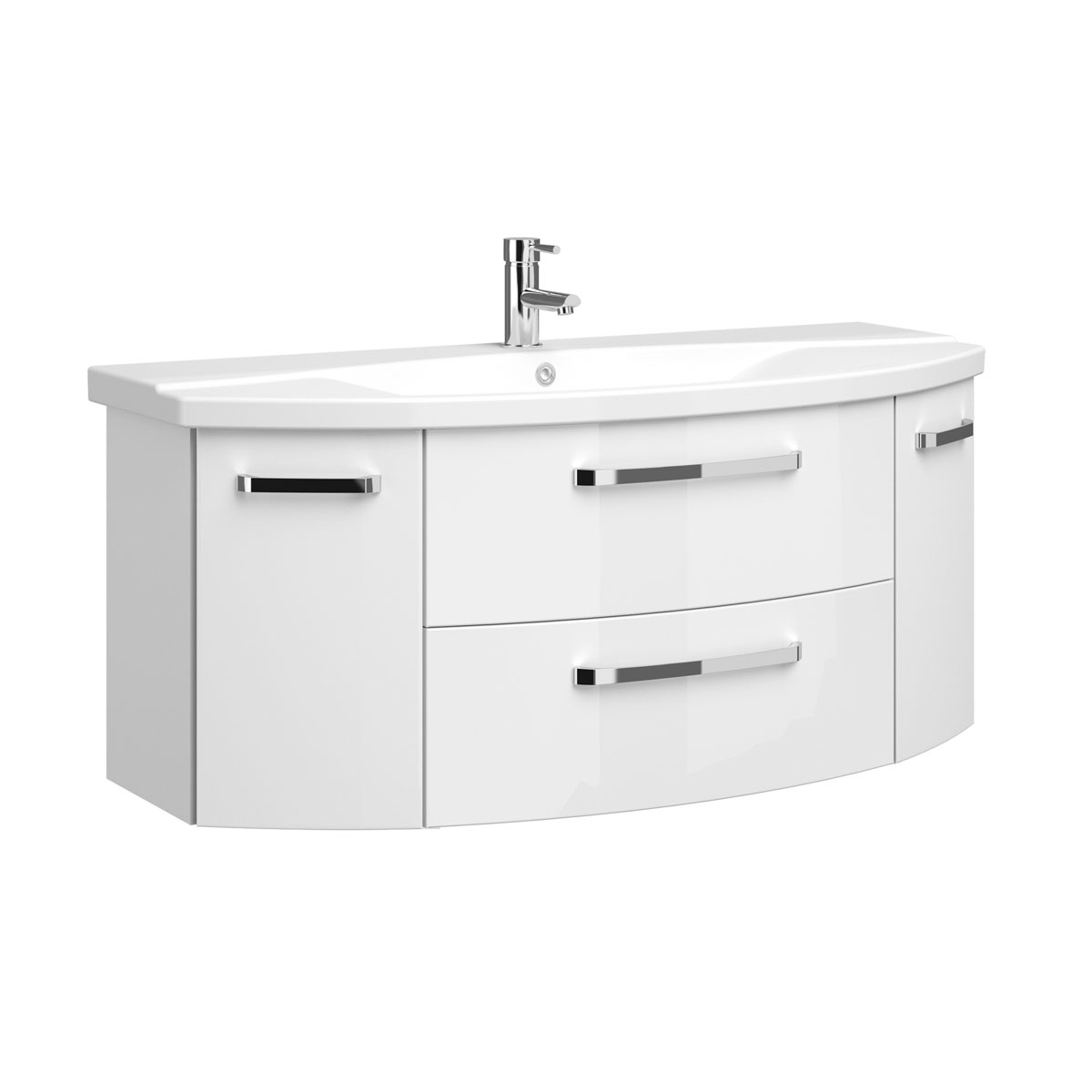 Pelipal Waschtischunterschrank Asti weiß hochglanz Fokus 4010
