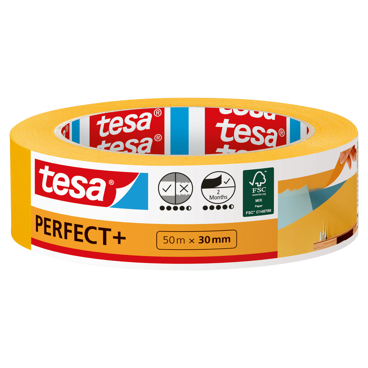 Tesa  Malerband Perfect+ 50m x 30mm