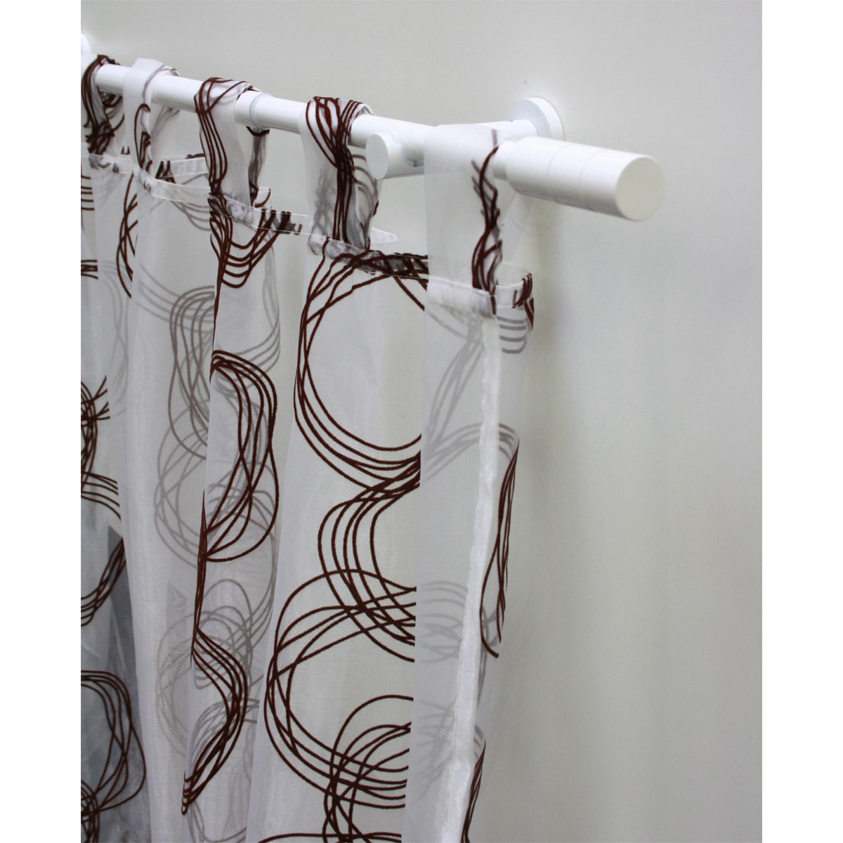 Gardinia Gardinenstange Kreta Zylinder 120-210 cm weiß Bild 2