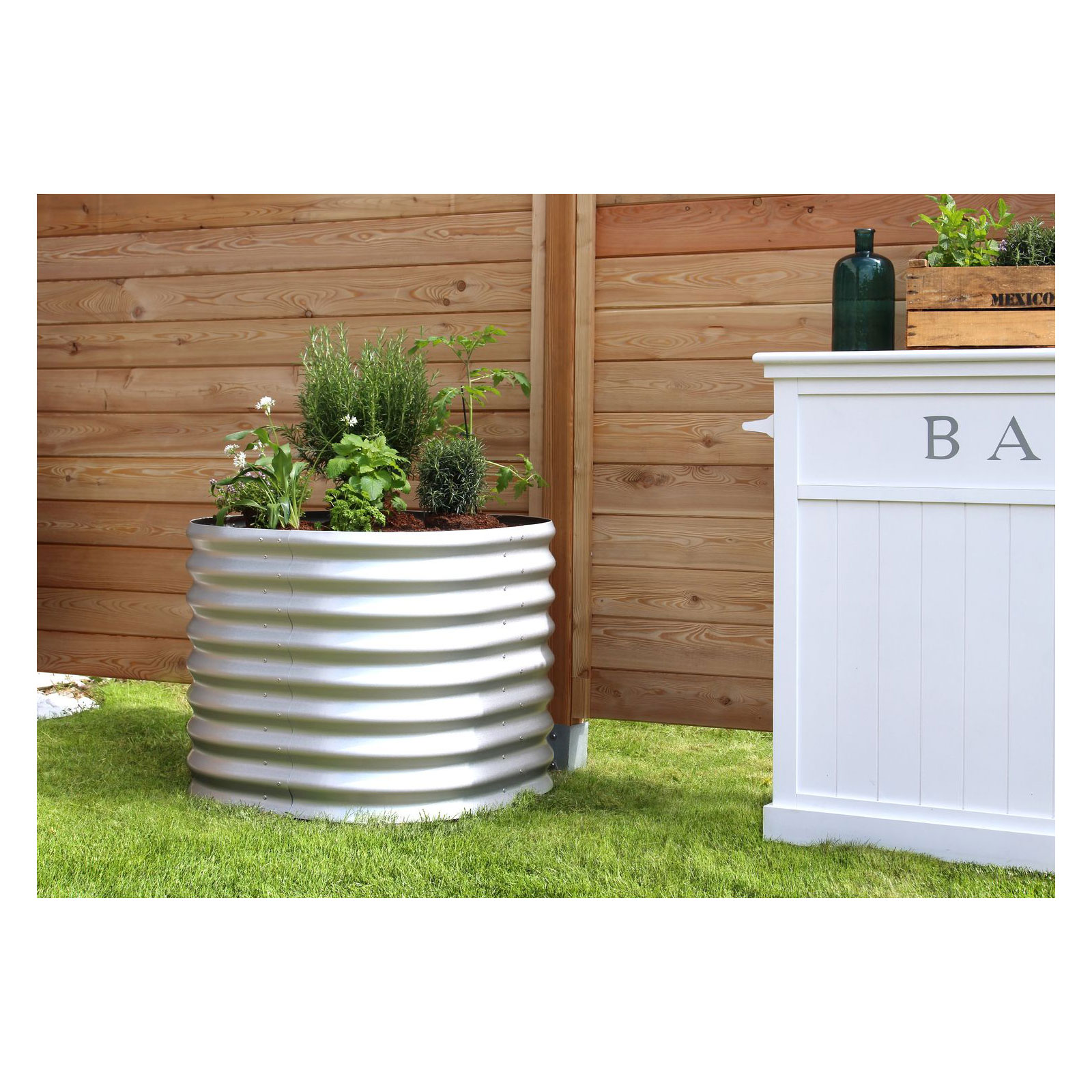 Vitavia Hochbeet Terra Rund 630 blank