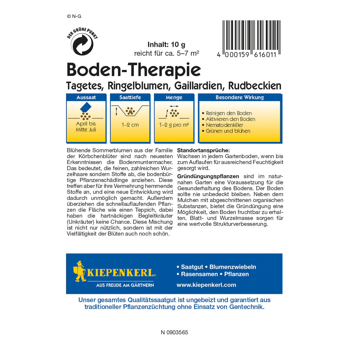 Boden-Therapie, 10 g