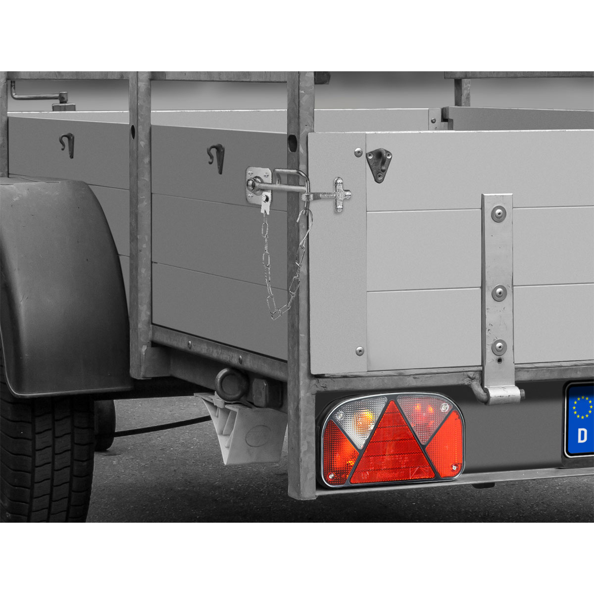 LAS 10666 Sicherungshaken mit Kette 2- teilig  Bild 2