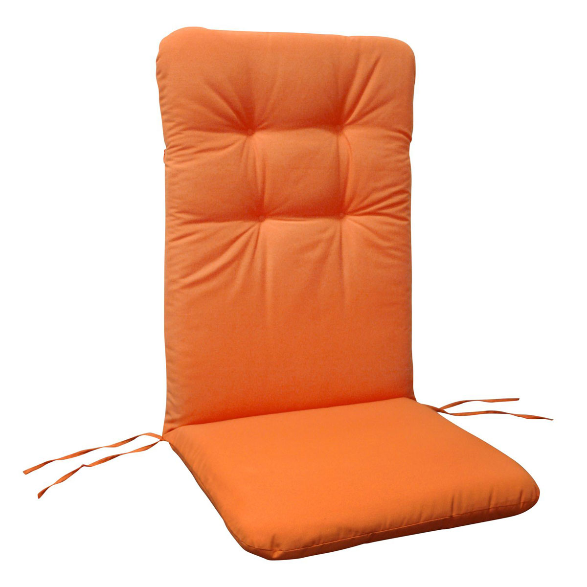 Sitzauflage Hochlehner „Relax“, 2 Stück, Orange