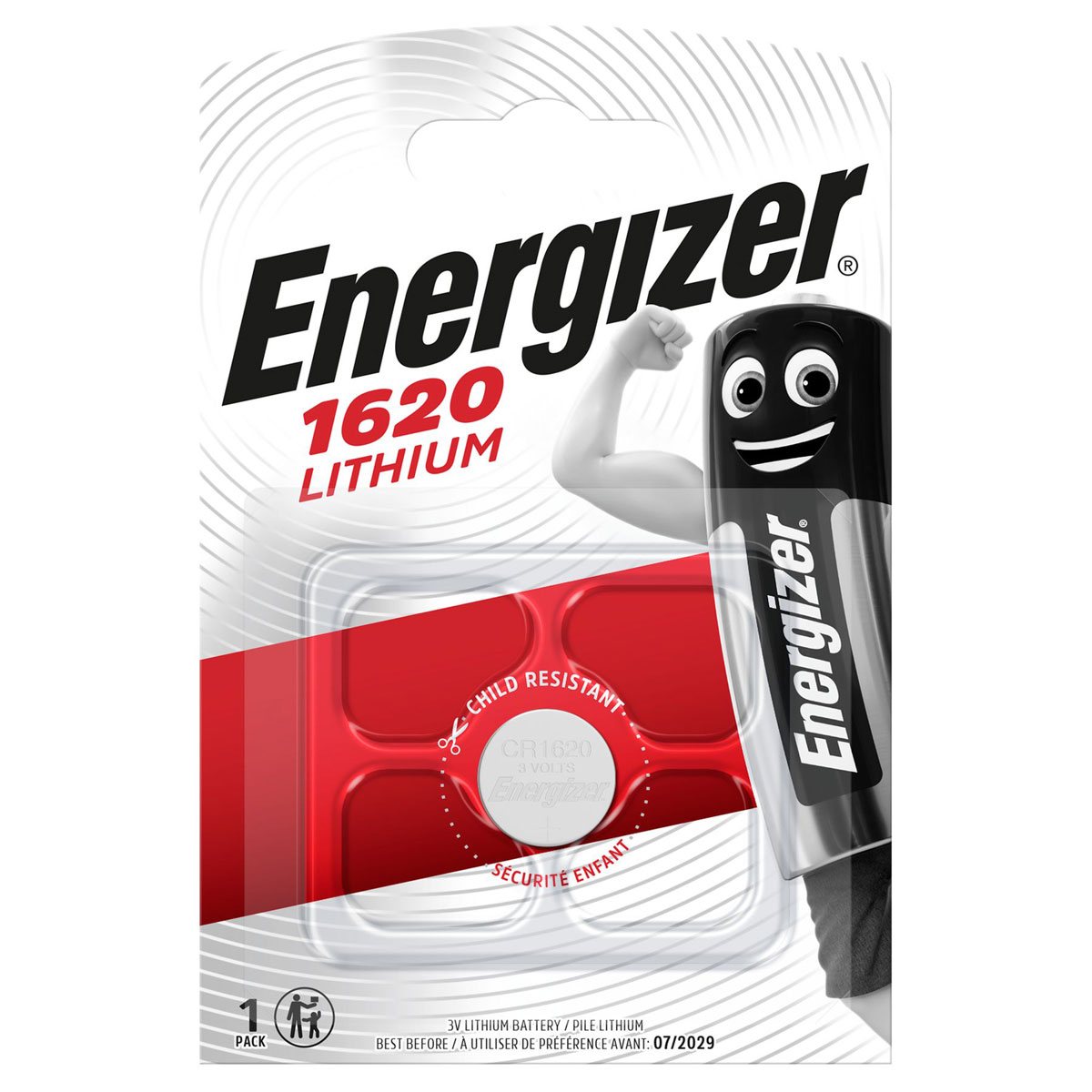 Energizer Knopfzelle CR1620 klein