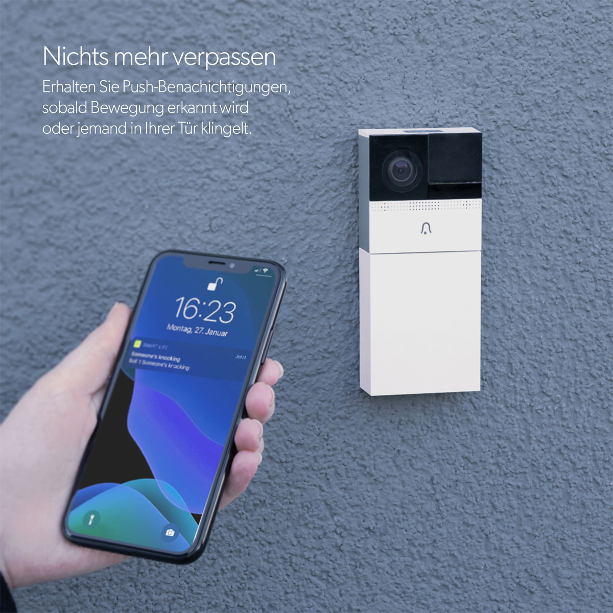 Unitec  WIFI Türkamera Smart inkl. Funkgong Bild 11