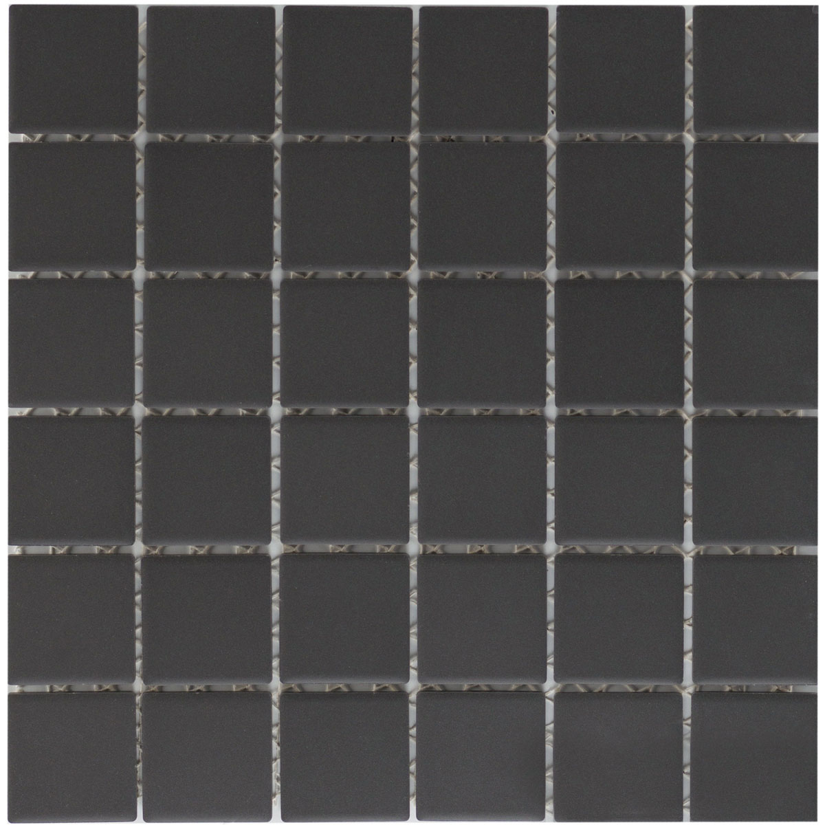 Keramisches Mosaik Antislip Schwarz unglasiert 30,6 x 30,6 cm
