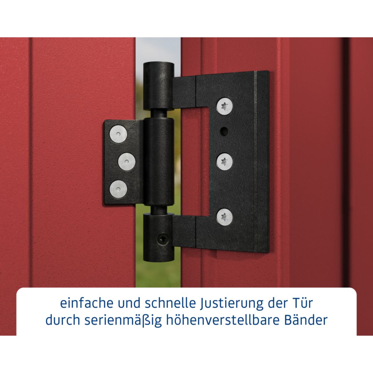 EcoStar  Gerätehaus Elegant-PTyp 3RAL3004 1 flg Bild 5