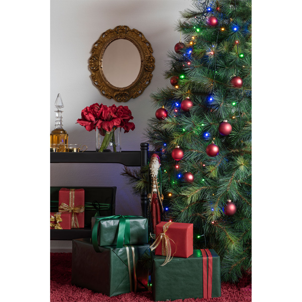 Konstsmide LED-Baummantel mit Ring Durchmesser 8,5 m 200 LEDs bunt Bild 5