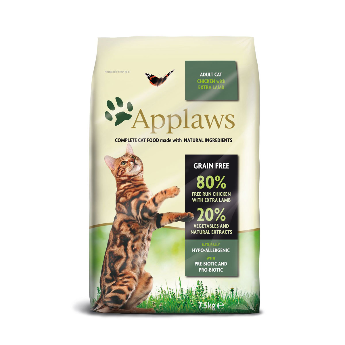 Applaws Trockenfutter Huhn & Lamm 7,5kg