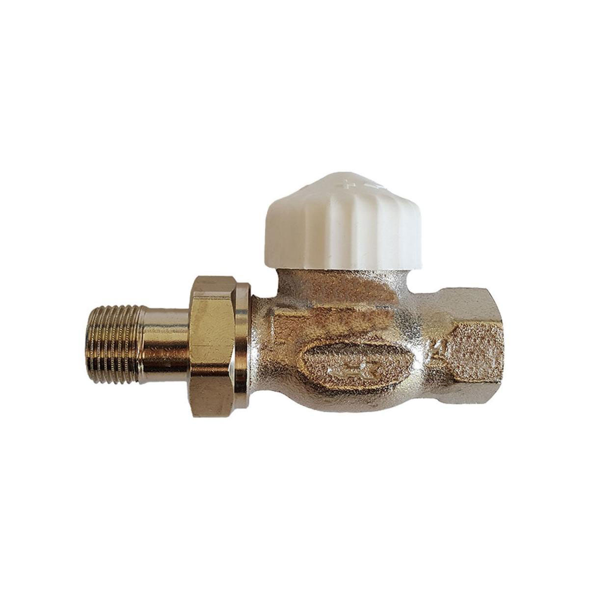 Heimeier Thermostatventil Unterteil V-Exakt II 3/8" Durchgang vernickelt