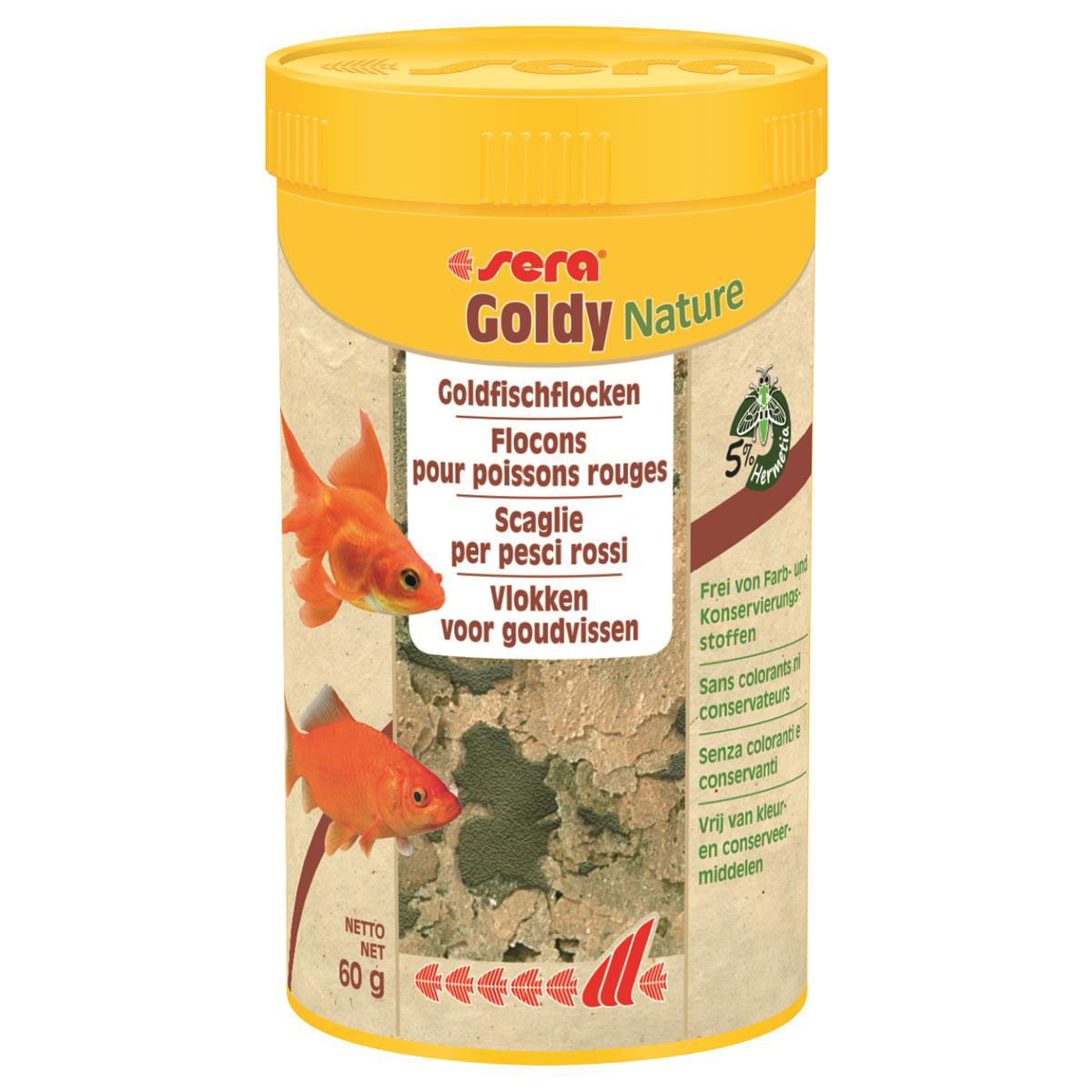 sera  Goldy Nature 250 ml / 60 g