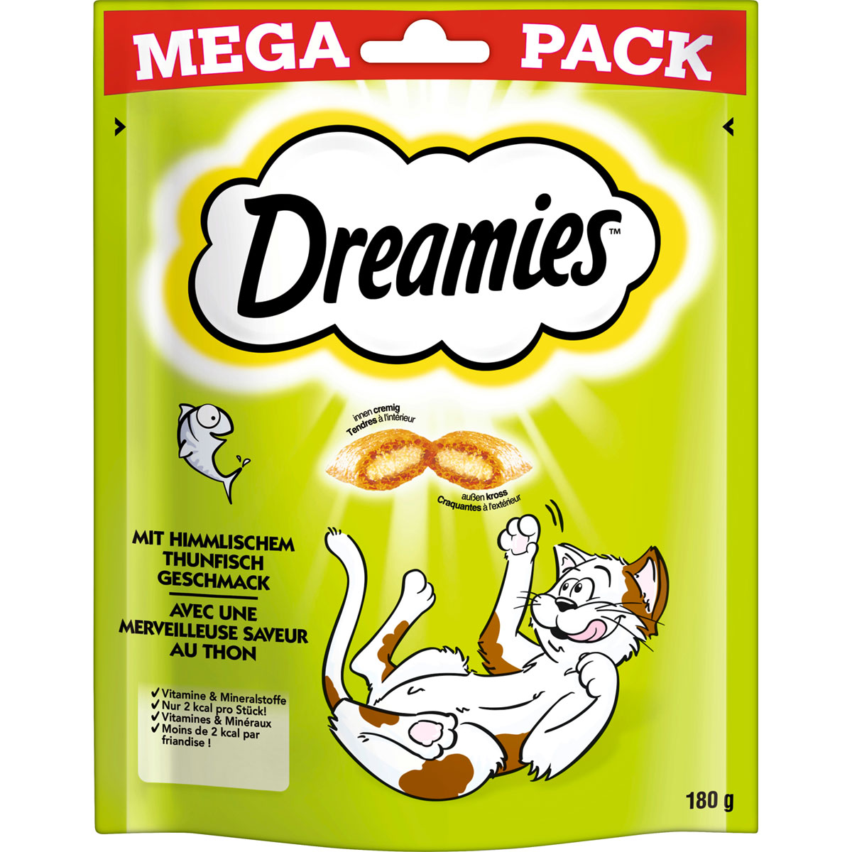 Katzensnack Dreamies mit Thunfisch 180 g