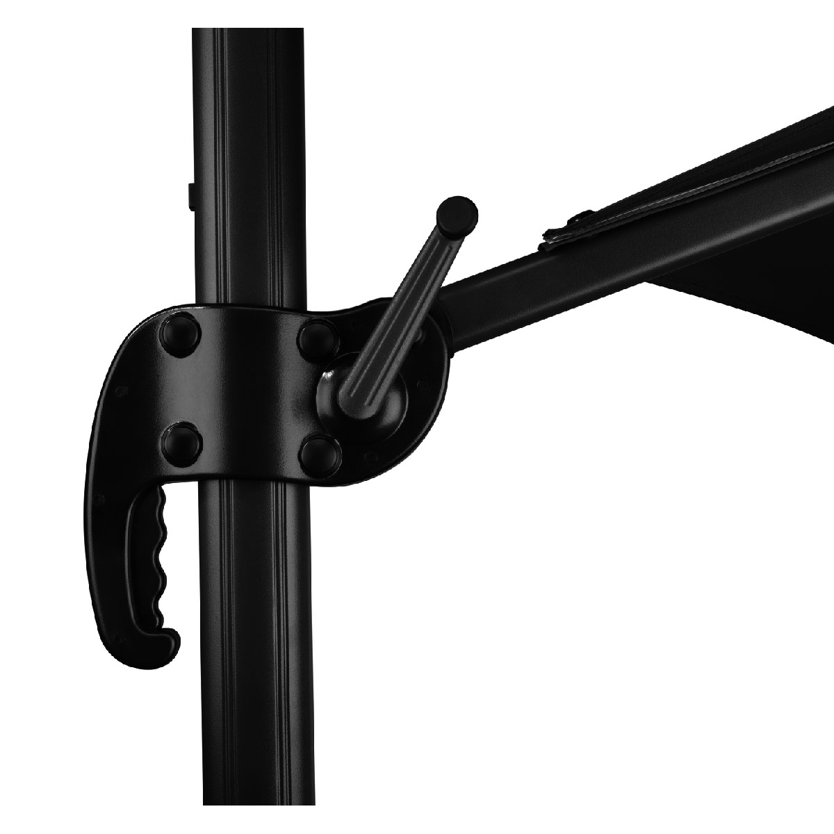 Schneider Schirme Sonnenschirm Rhodos Blacklight 300 cm anthrazit Bild 10