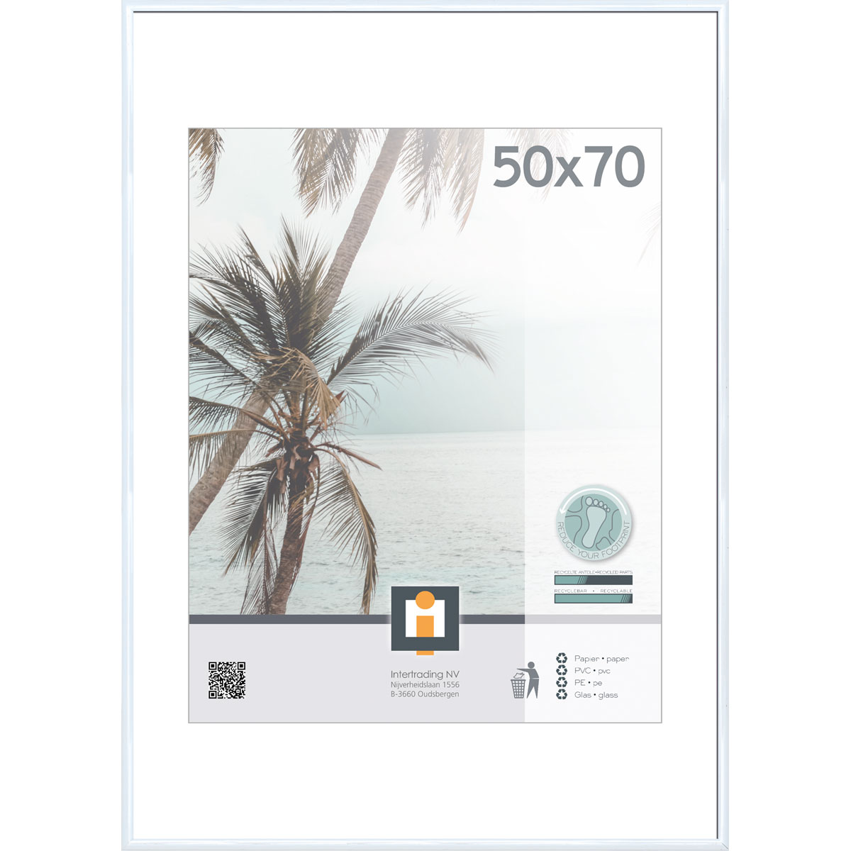 Bilderrahmen Kyoto 50x70 cm weiß Bild 1