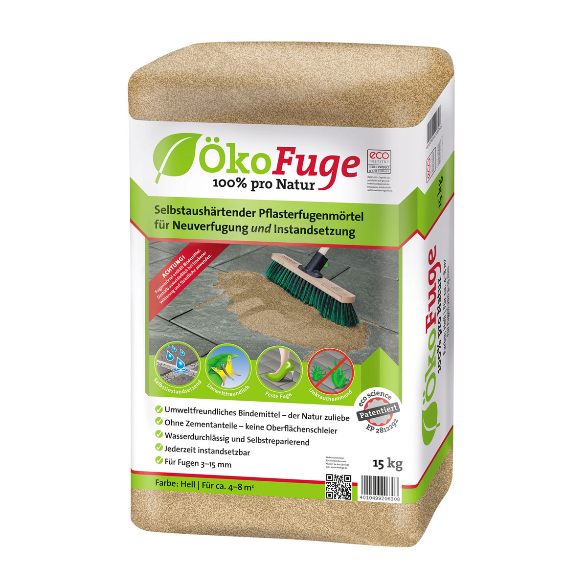 ÖkoFuge Fugenmörtel hell selbstaushärtend 15 kg