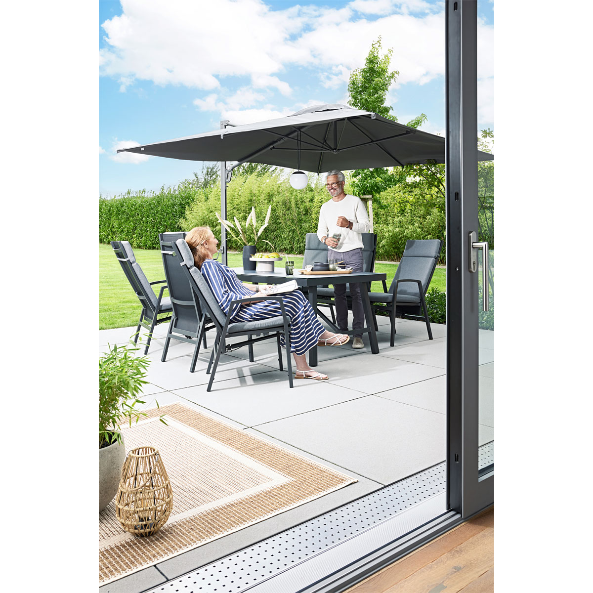 Flector Solar-Pendelleuchte Aurora inkl Akku 9 warmweiße LED Bild 6