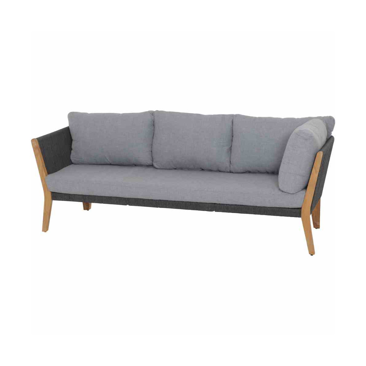 Siena Garden Loungeset „Parma“, 4-teilig, anthrazit/grau Bild 2