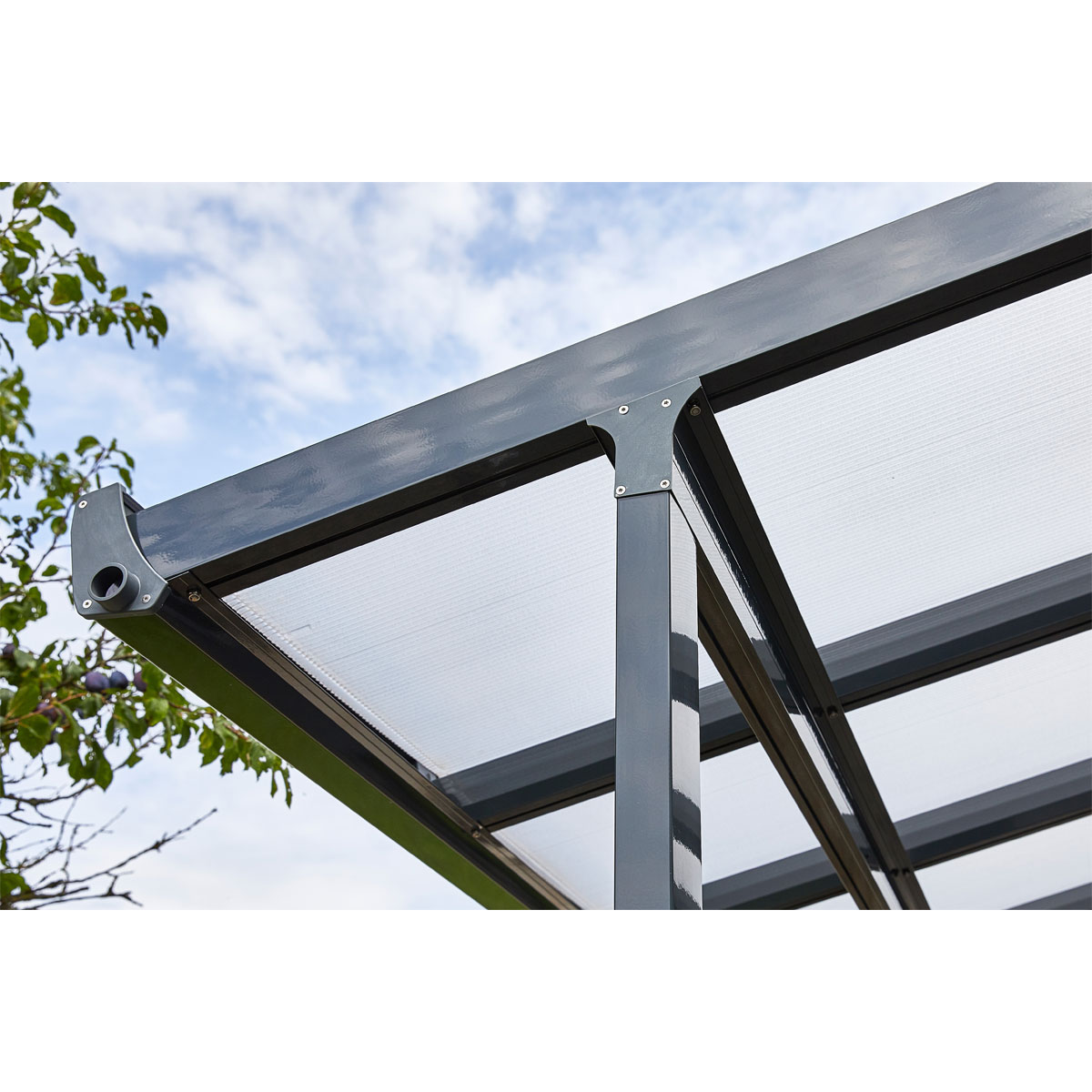 gutta Terrassenüberdachung Standard anthrazit 306 x 406 cm Bild 8