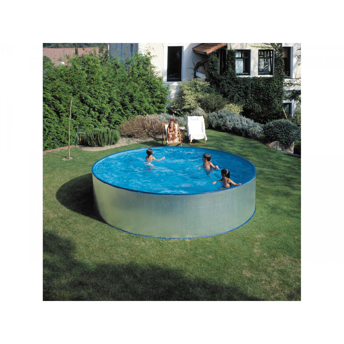 Stahlwandbecken Kit Durchmesser 350 cm