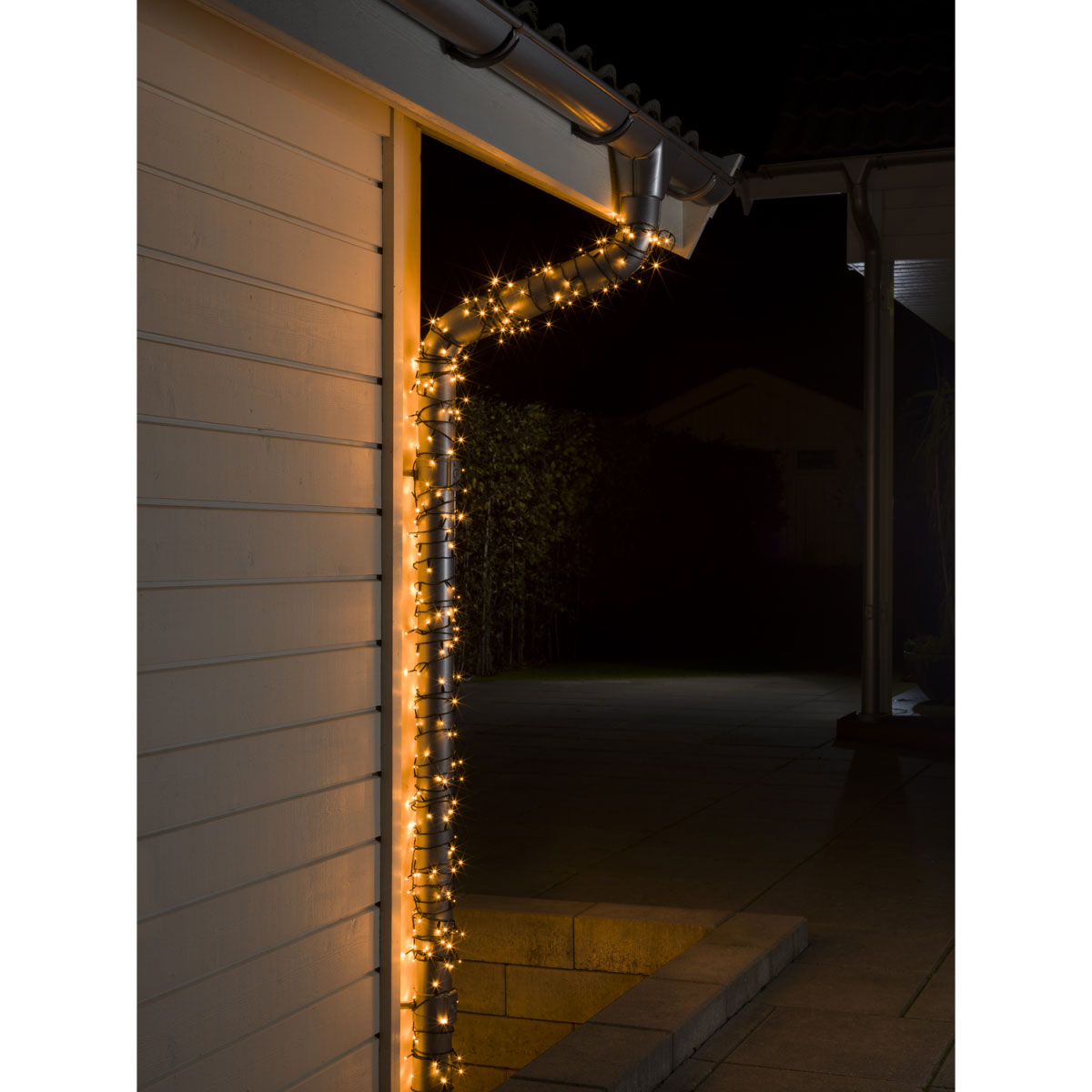 Konstsmide Micro-LED-Lichterkette 80 Dioden bernsteinfarben für Außen | 80  | 64436
