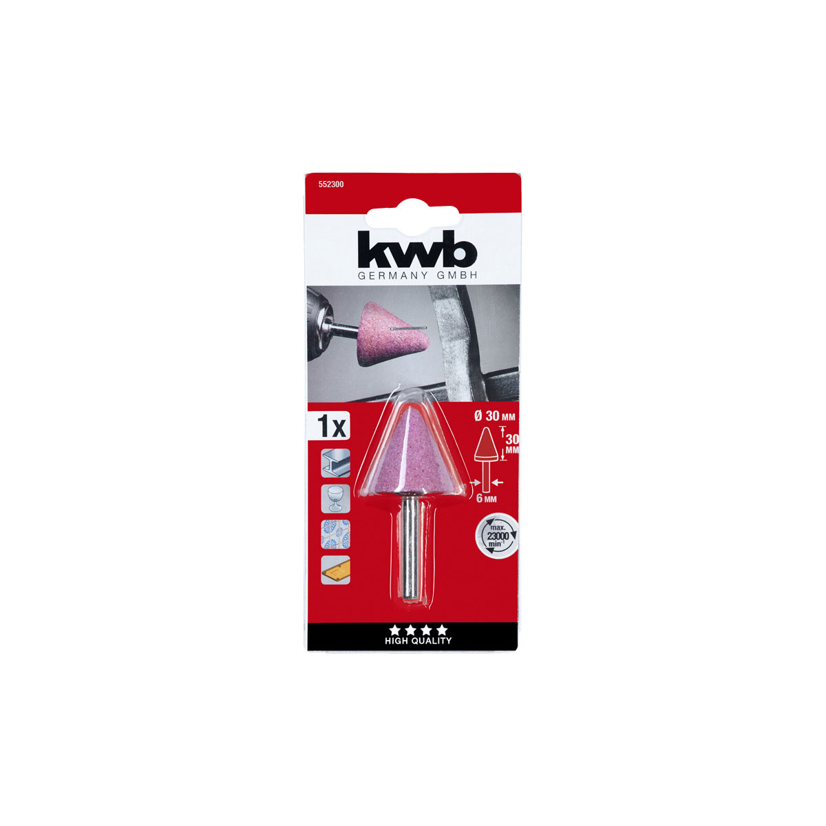 kwb  Keramischer Schleifstift 30x30 mm Bild 3