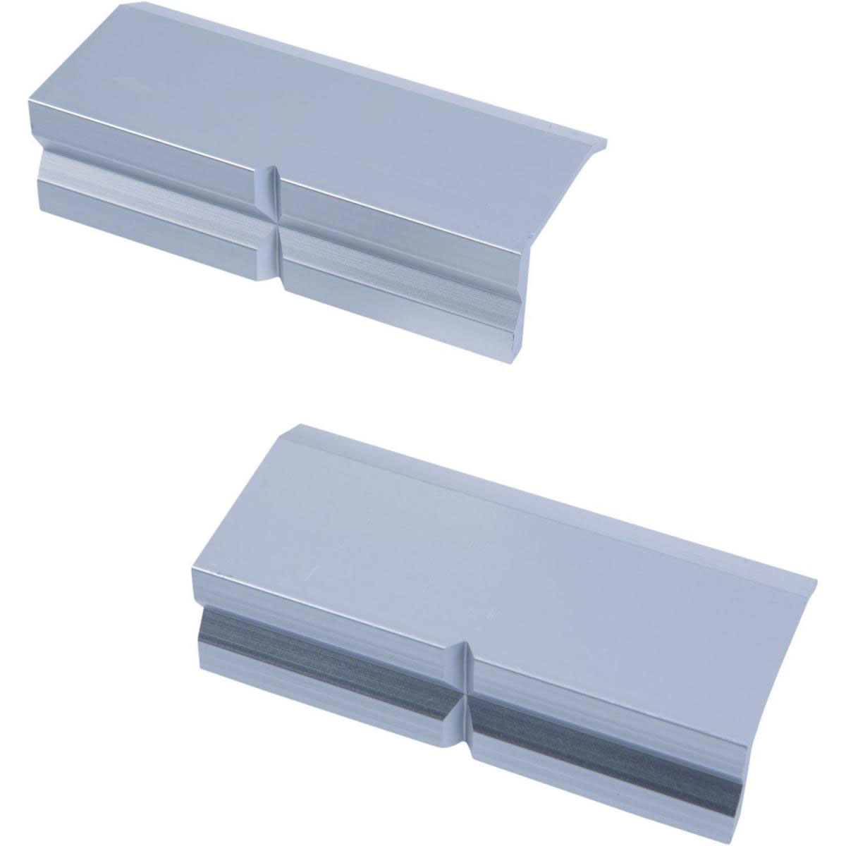 Krone Alubacken für Schraubstöcke