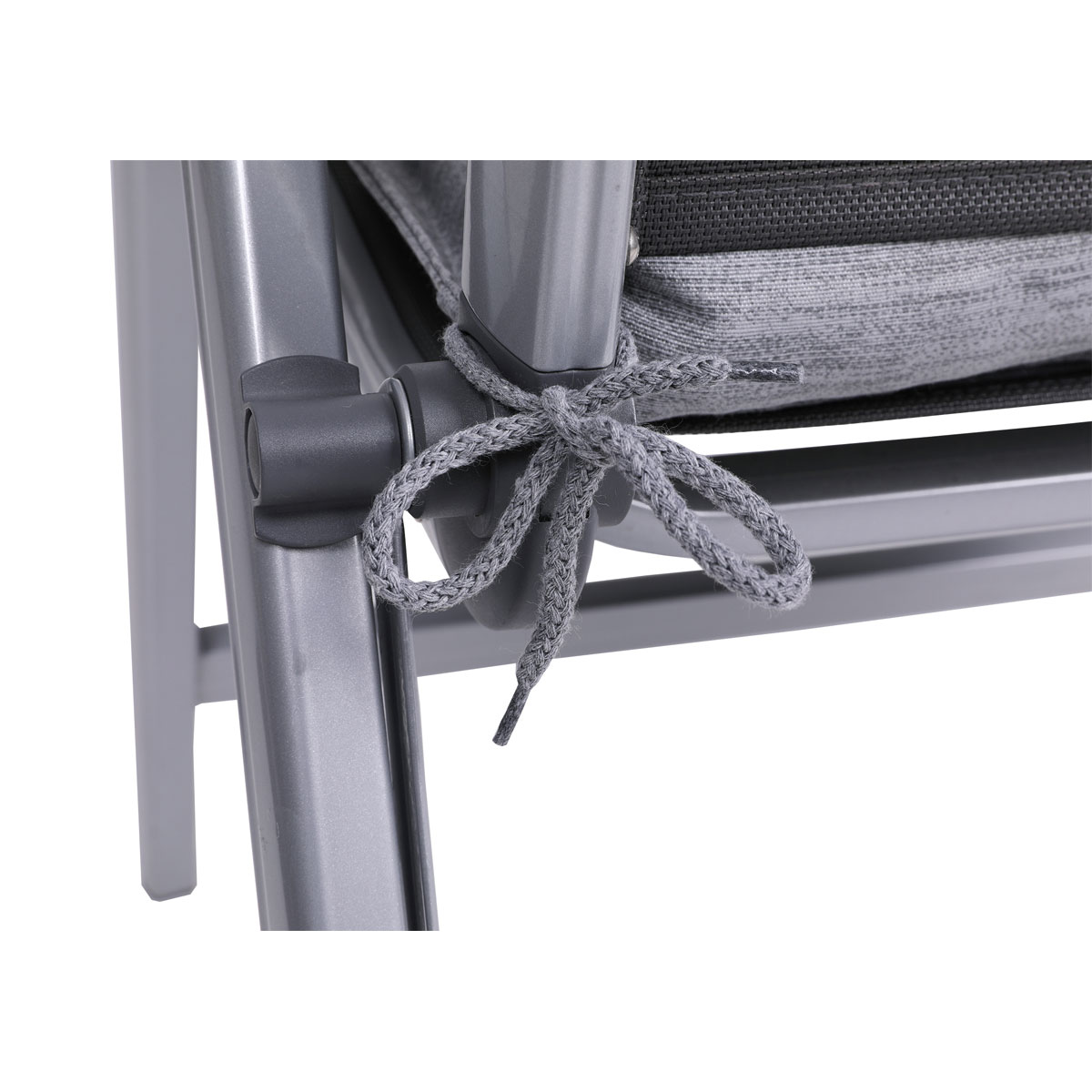 Haveson Sitzauflage Niederlehner 100x48x4cm hellgrau Bild 3