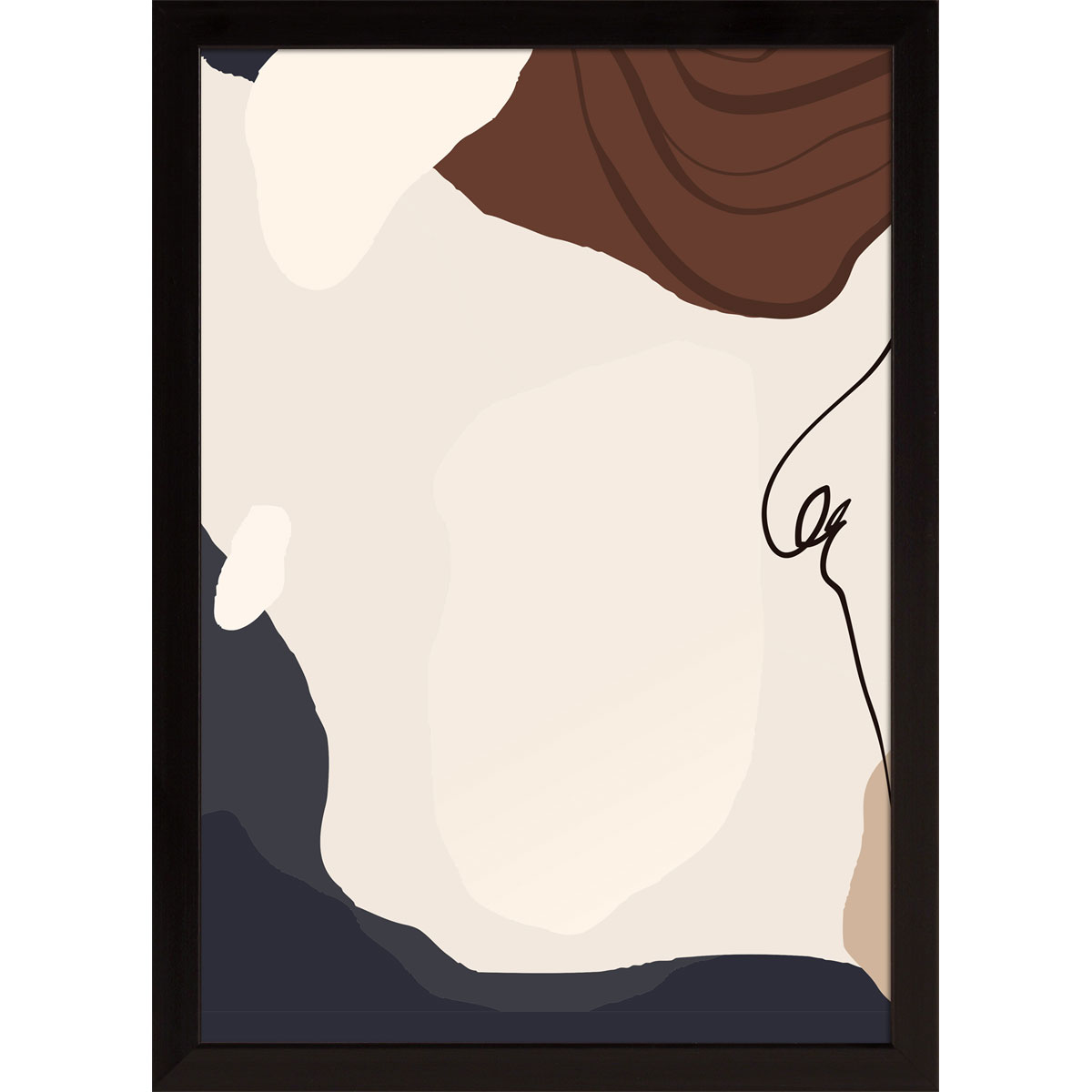 Bilderrahmen Madrid 21x30 cm schwarz