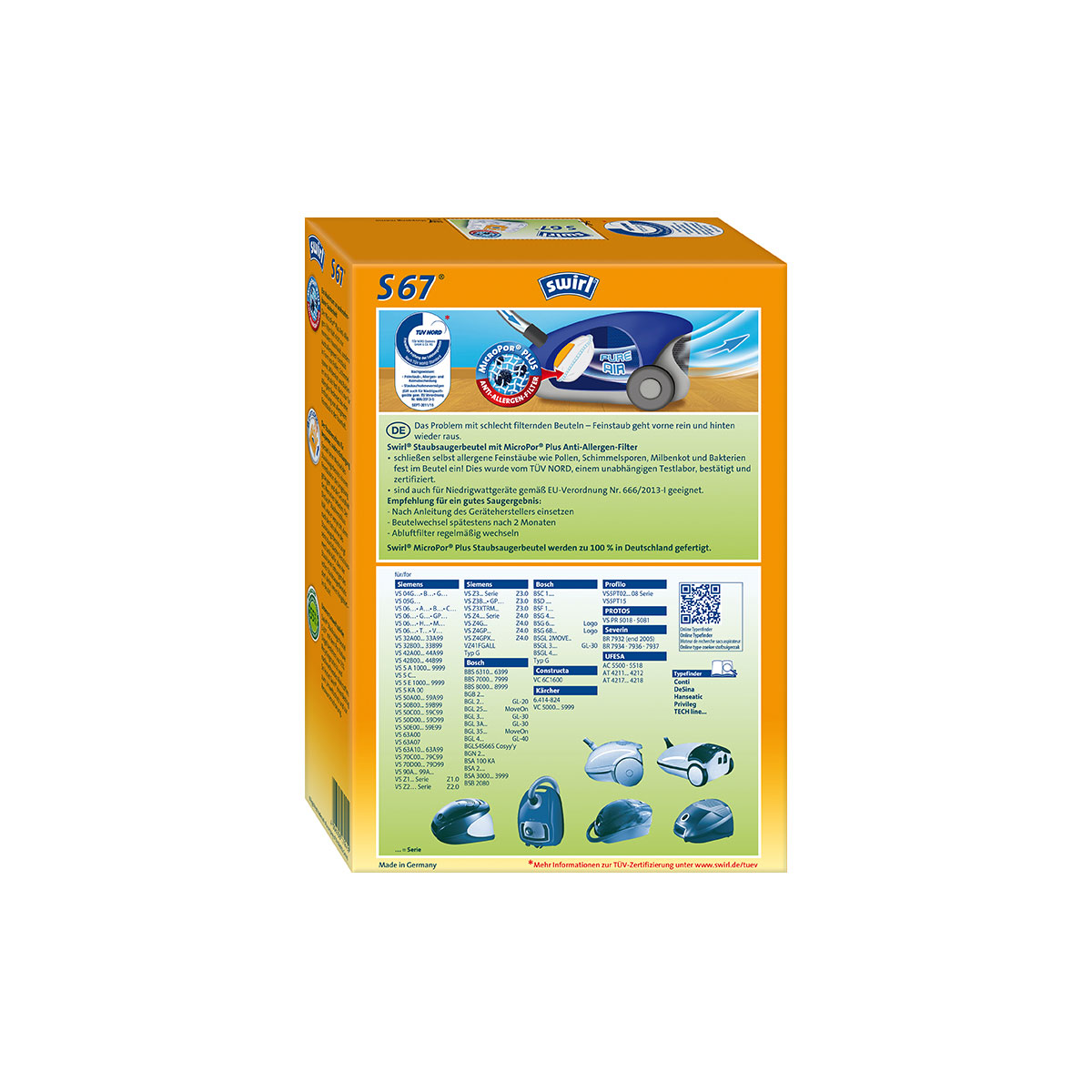 Staubsauger-Beutel S 67 EcoPor Bild 2