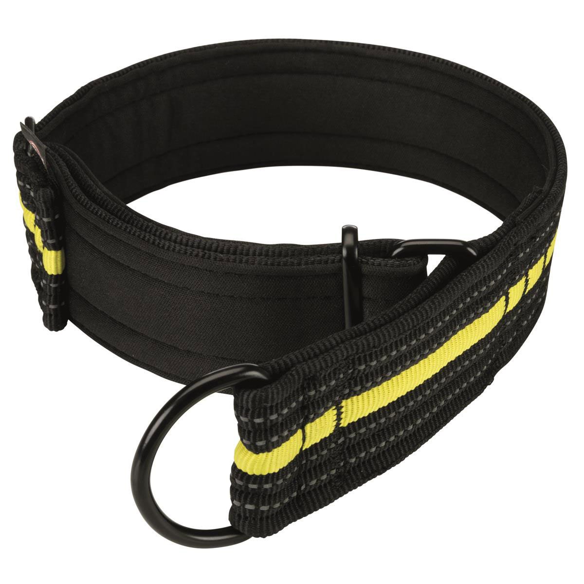 Sporting Fusion Zug-Stopp-Halsband schwarz/gelb M-L