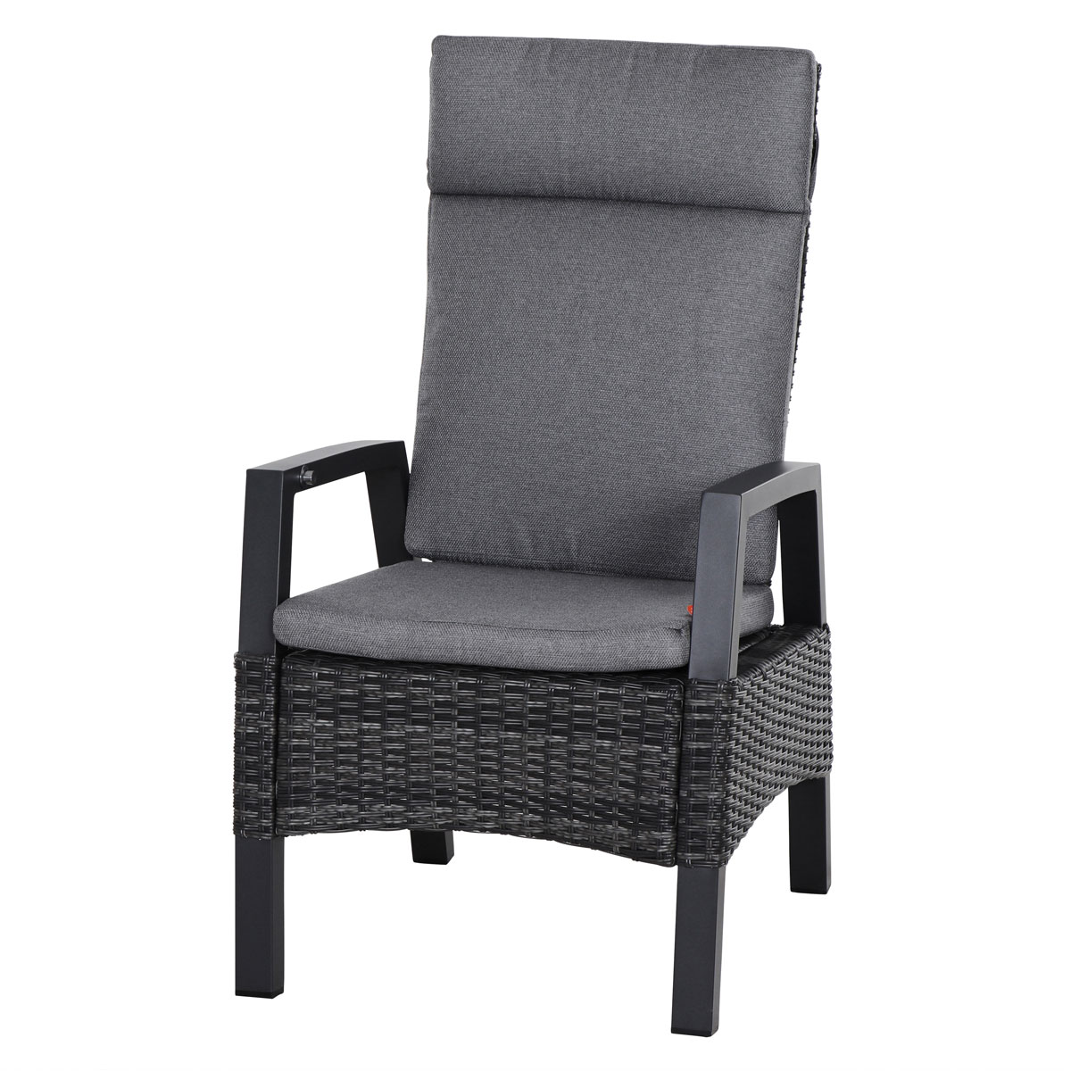 Siena Garden Positionssessel Taranto Aluminium-Gestell anthrazit Gardino-Geflecht Bild 7