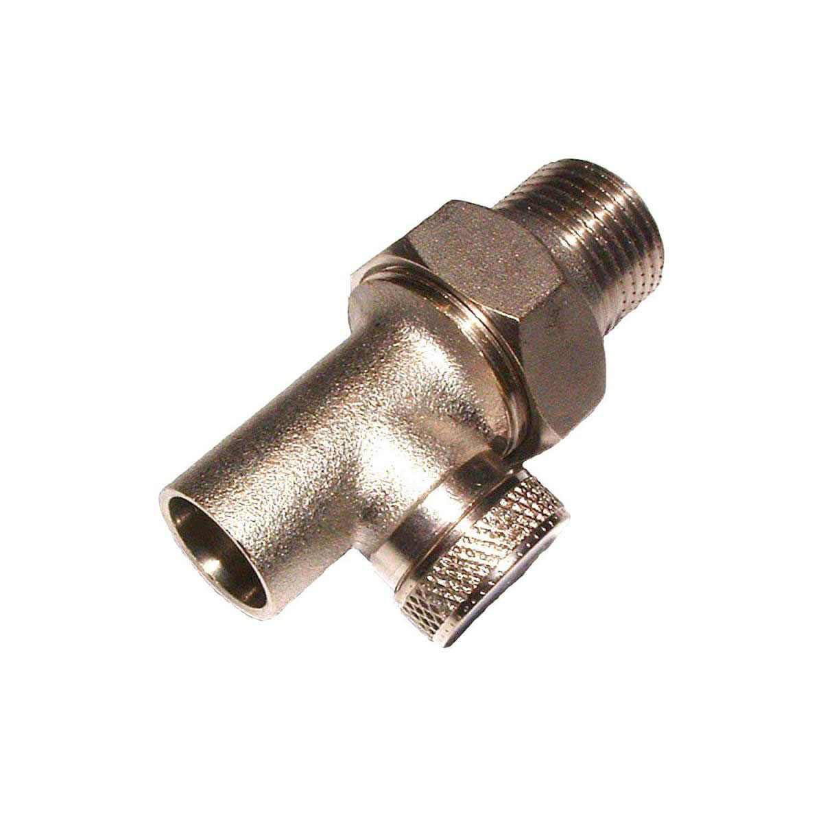 Radiatorverschraubung 15 mm x 1/2" Durchgang zum Löten