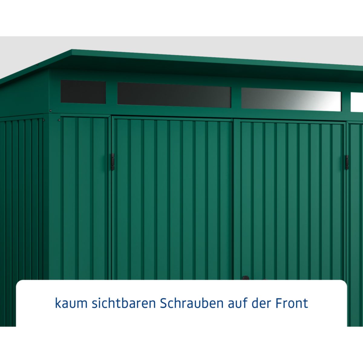 EcoStar  Gerätehaus Trend-PTyp 2RAL6005 2 flg Bild 4
