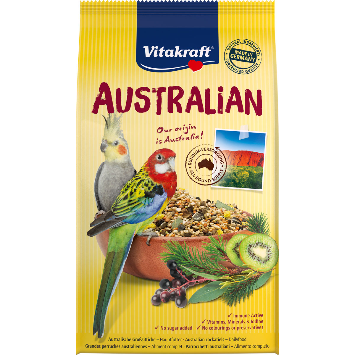 Vitakraft  Hauptfutter Australien Nymphen 750 g Bild 2