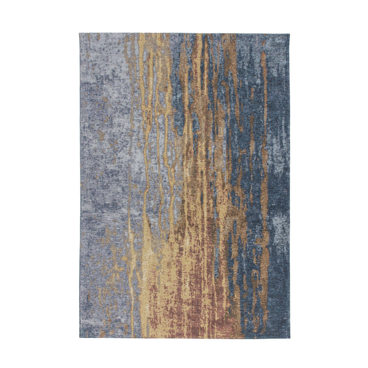 Jacquard-Teppich „Blaze 300“, beige/blau