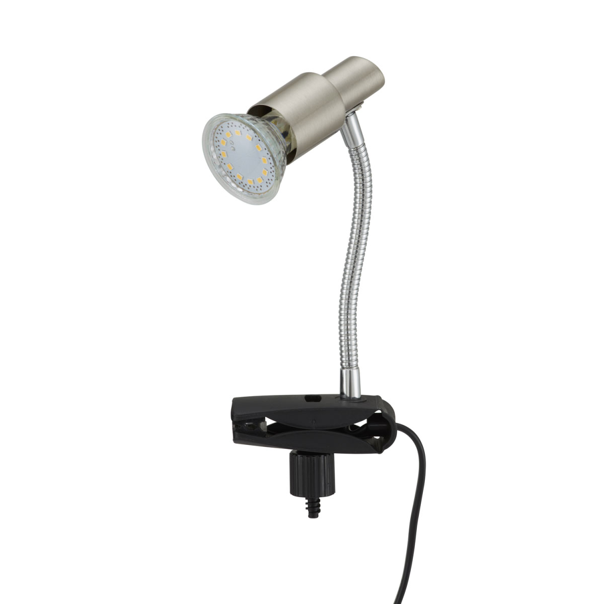 Briloner LED-Klemmleuchte Simple silber