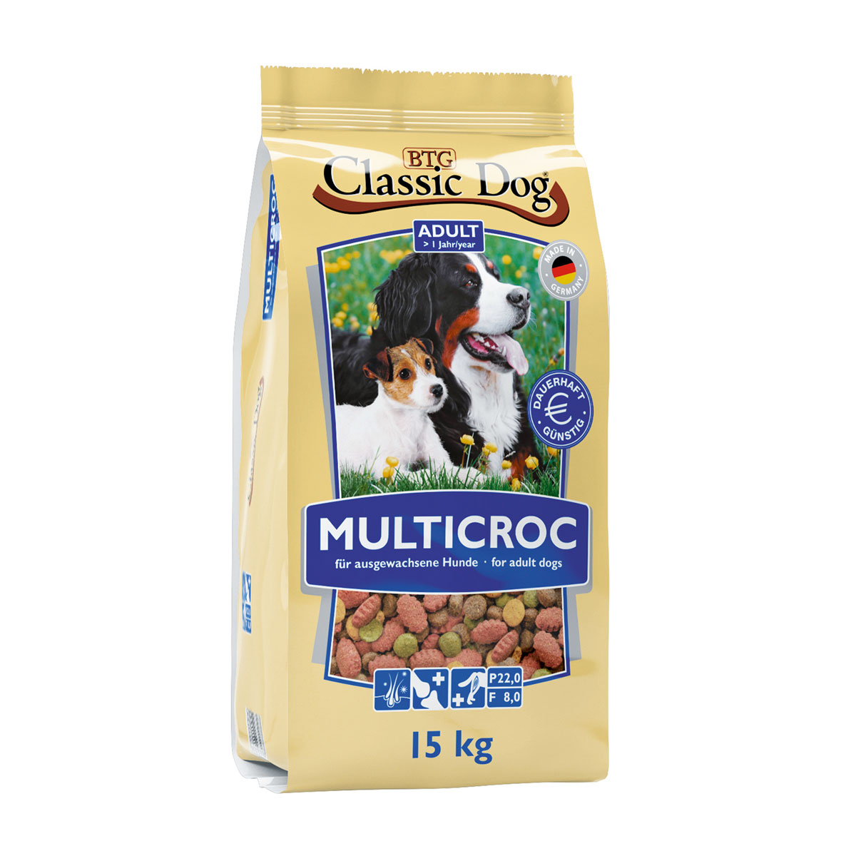Classic Dog Trockenfutter Multicroc 15 kg