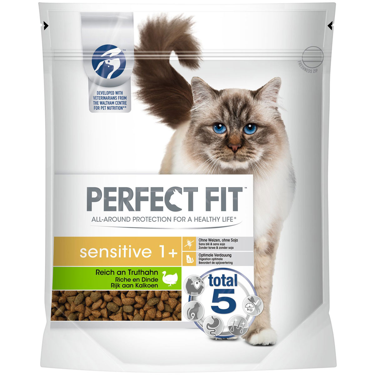 PERFECT FIT  Cat Sensitive 1+ reich an Truthahn 750g