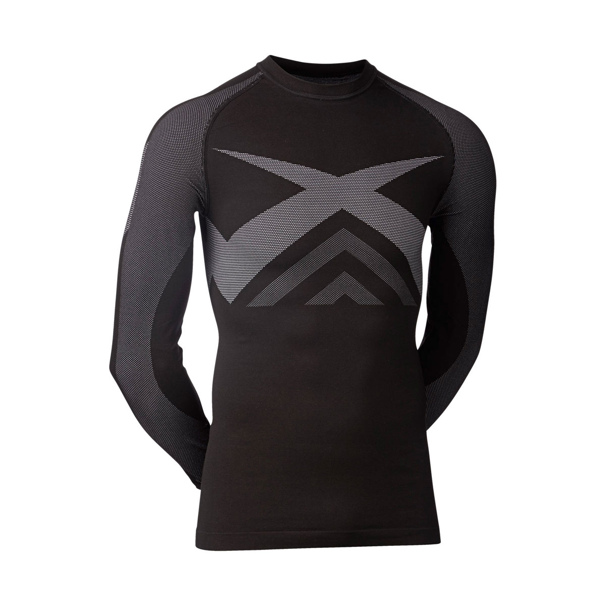 Kübler Funktionsunterhemd grau-schwarz Größe L-XL