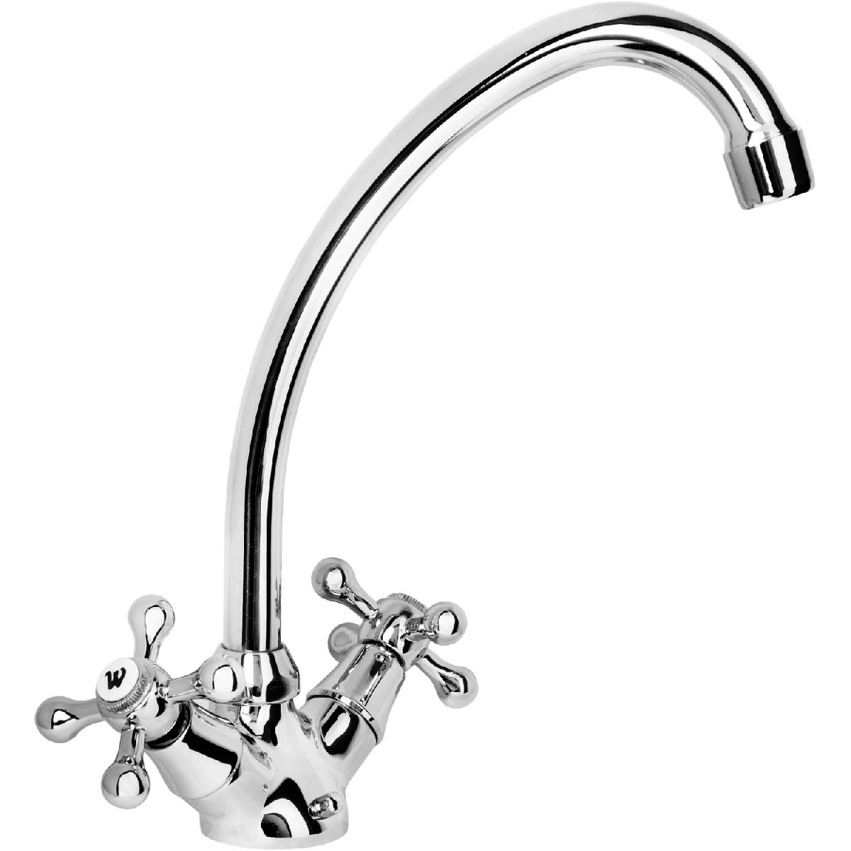 Cornat Waschtischarmatur Nostalgie 2 Griffe chrom